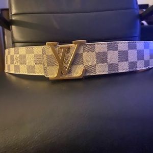 Louis Vuitton Damier belt 50/125